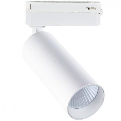 Φωτιστικό LED Ράγας 10W 230V 1200lm 36° 4000K Λευκό Φως Ημέρας 2 Καλωδίων Λευκό 24-41010